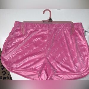 Juicy Couture Pink Velour Sleepwear shorts